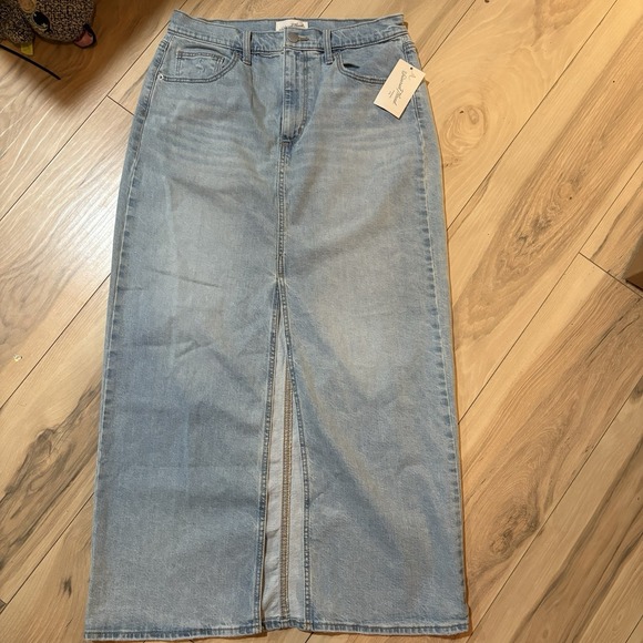 Universal Thread Dresses & Skirts - Universal‎ Thread Skirt High-Rise Denim Slit Maxi Women's Size 10 NWT